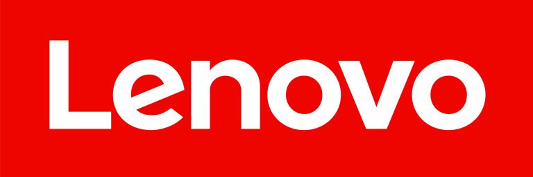 The Lenovo logo can appear in any of our brand colors except yellow, or light gray. Always choose a color that helps unite a design layout. Consider the background colors already in use, look at the product photography colors or create harmony based on the product family logo colors.